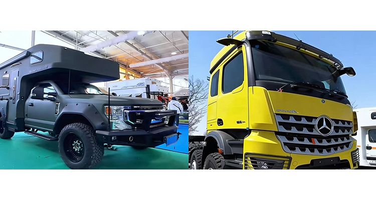 Unveiled two flagship models: the Ford F350 off-road motorhome (powered by a 7.3L V8 engine) and the Mercedes Arocs 8×8 heavy-duty RV, generating significant industry attention.